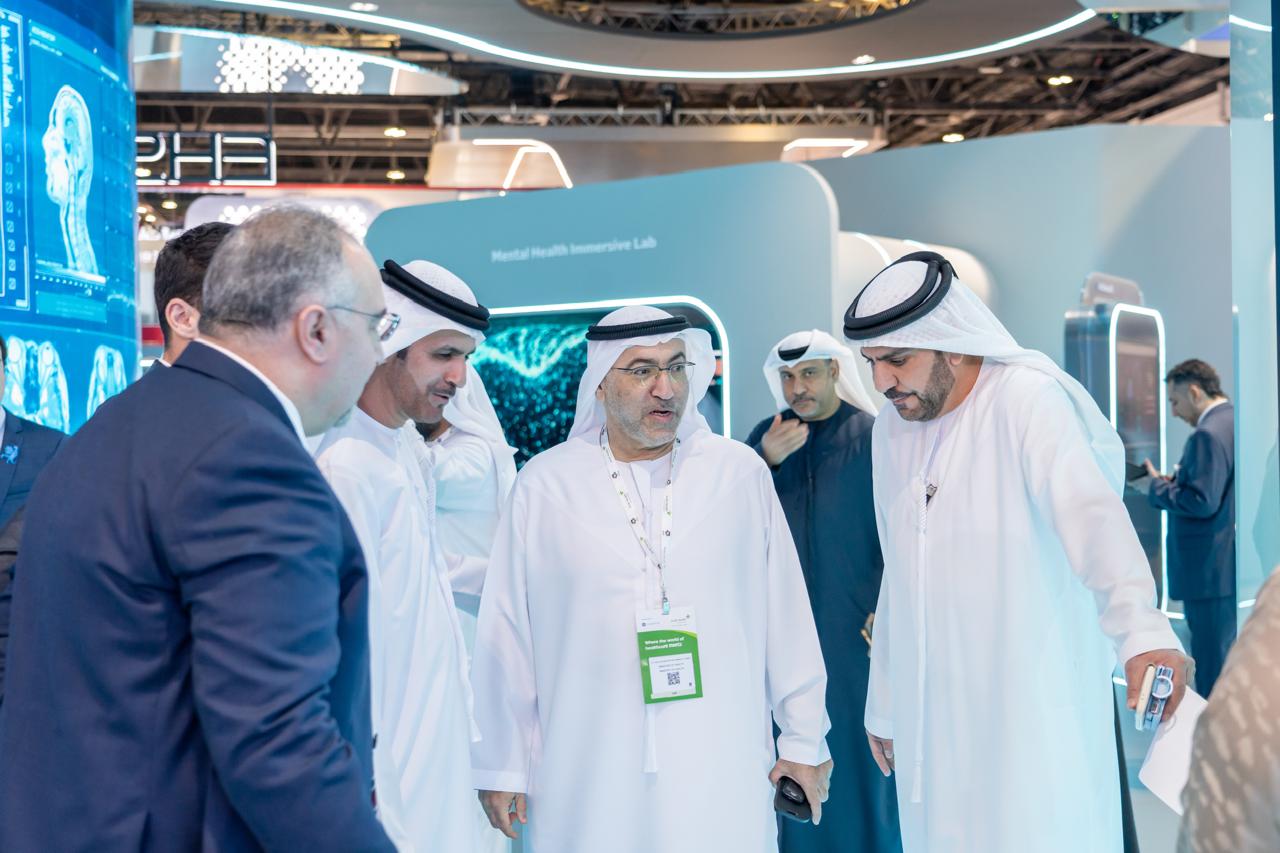 With Minister of Health at Arab Health 2024